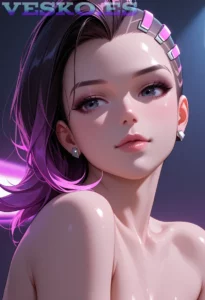 Ashley Doll Hermosa Adolescente Anime AI Artwork