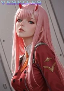 Bella Latina Desnuda Anime AI Artwork