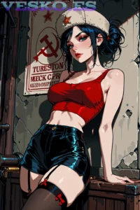 Chicas Calientes Ensenan Sus Conos Anime AI Artwork