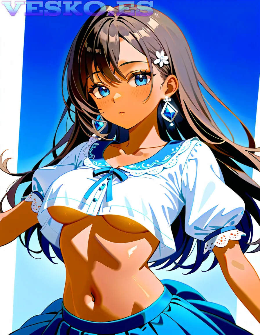 Daniella Chavez Anime AI Artwork