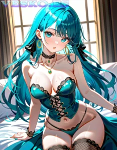 Las Modelos Eroticas Desnudas Mas Lindas Cuatro Anime AI Artwork