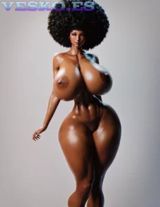 Linda Morena Nena Alex Lynn Con Pechos Perfectos Con Falda Anime AI Artwork