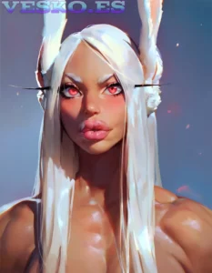 Ludmila Tetas Anime AI Artwork