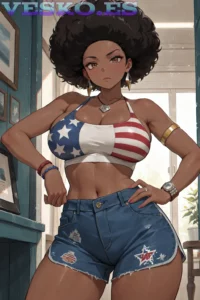 Milfs Amateur Naked Posed Anime AI Artwork