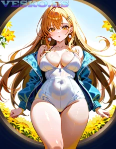 Rostro De Chica Sonado Con Flux 1 Dev Anime AI Artwork
