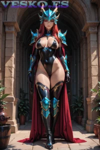 Slavic Nude Anime AI Artwork