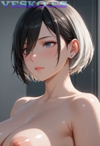 Smile And Sexy Anime Girl Anime AI Artwork
