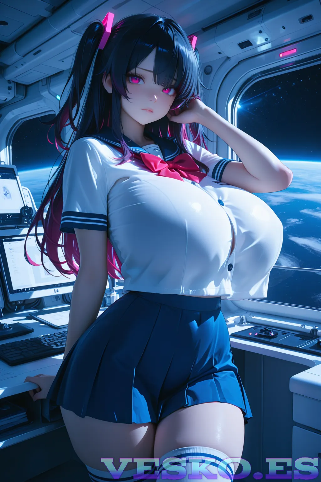 Sumérgete en lo inesperado con nuestra sección de Arte Aleatorio generado por IA. El prompt para generar: Spy X Family Shojo Tokyo Revengers Fan Service Bara generado por modelos avanzados como SDXL o Pony Diffusion
