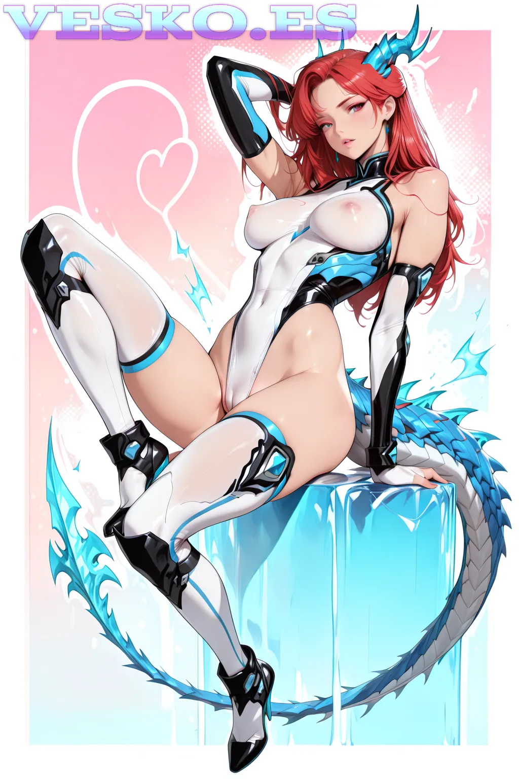 Adolescentes Con Tremendas Curvas Anime AI Artwork