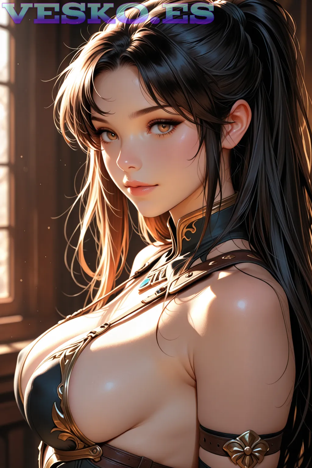 Akane Blue Cosplay Anime AI Artwork