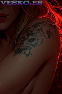 Alejandra Desnuda En El Bosque Anime AI Artwork