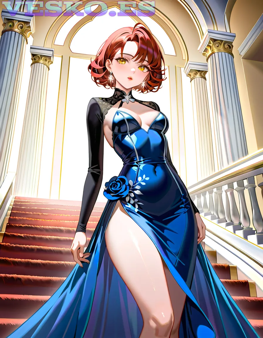Amazona Sensual Anime AI Artwork