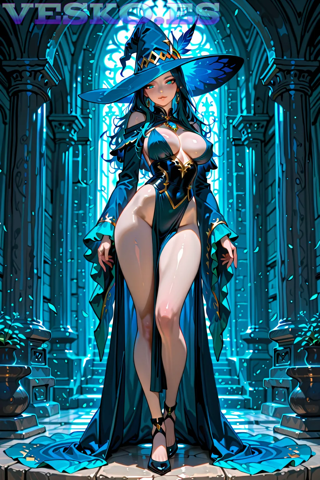 Anime Picnic Sensual Anime AI Artwork