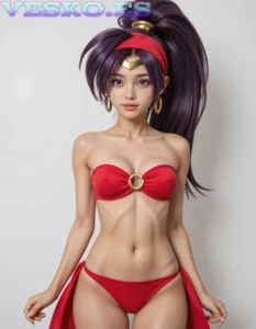 Biawhite Desnuda Anime AI Artwork