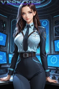 Chica Cyborg Flux 1 Dev Comfyui Anime AI Artwork