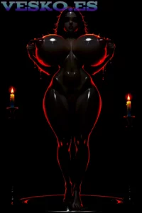 Chica De Pelicula De Terror Creada Con Flux 1 Dev Anime AI Artwork