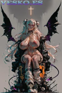 Chicas De Ebano Anime AI Artwork