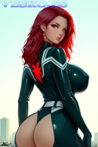 Comunidad Fitness Femenina Anime AI Artwork