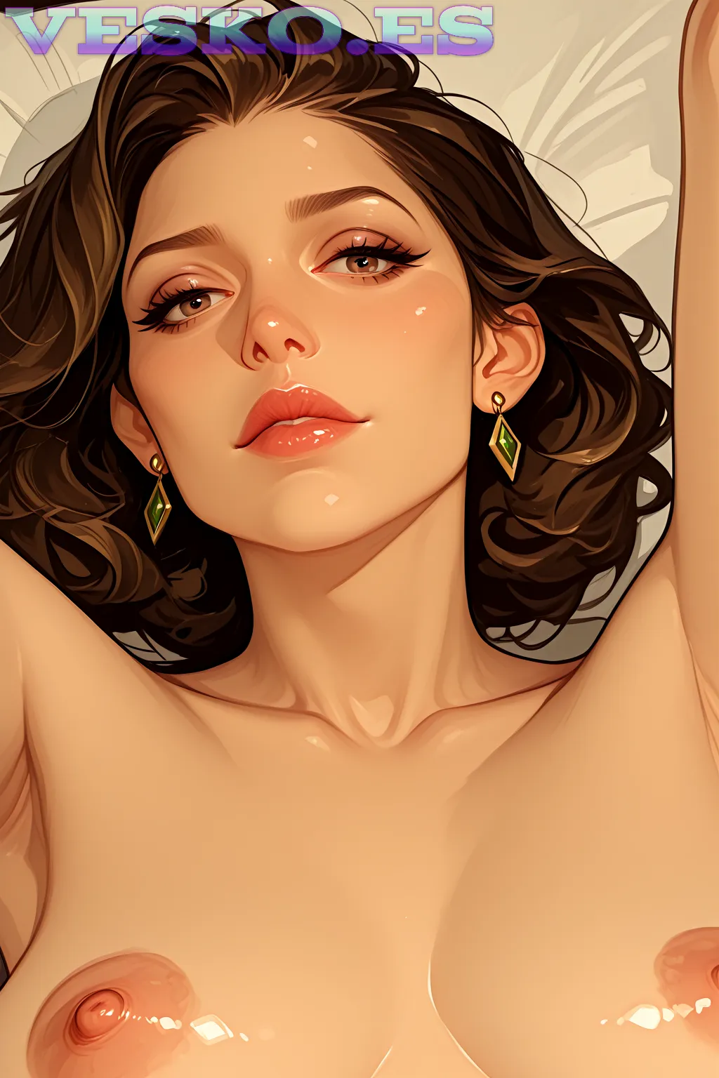 Cono Afeitado De Estella Cox Haciendo Mamada Anime AI Artwork