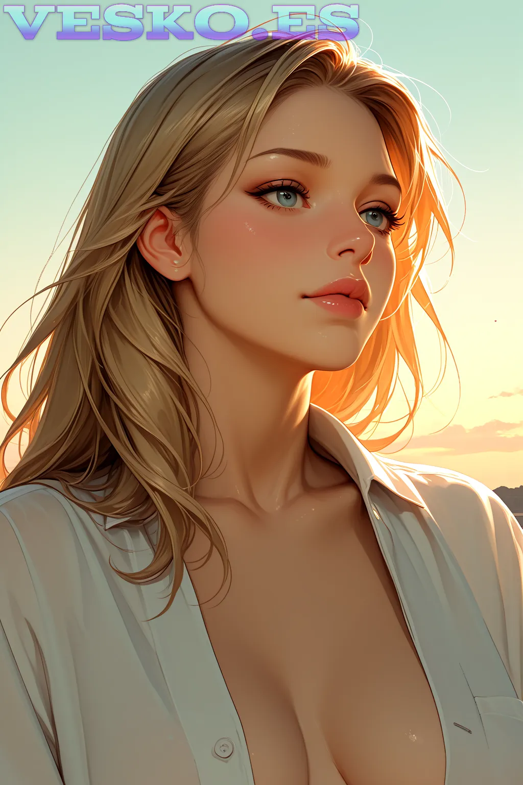 Daniela Chavez Una Sexy Belleza Anime AI Artwork