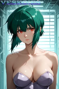 Elfa Misteriosa En Fuente De Aguas Prohibidas Anime AI Artwork