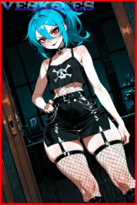 Elfa Tentadora Anime AI Artwork