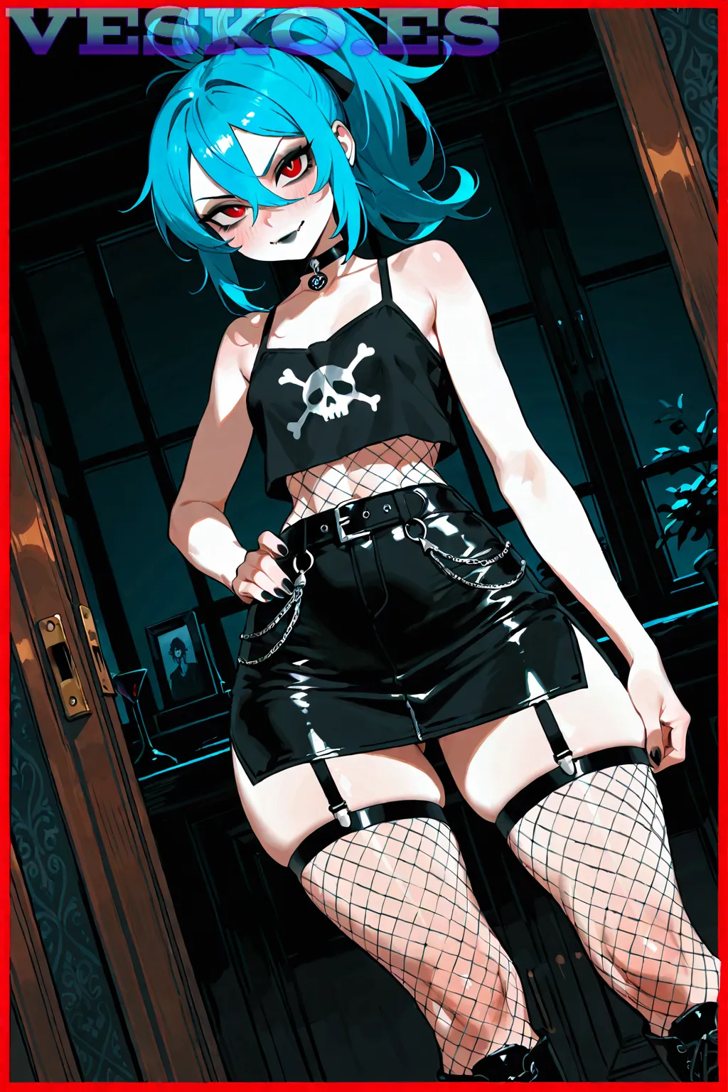 Elfa Tentadora Anime AI Artwork