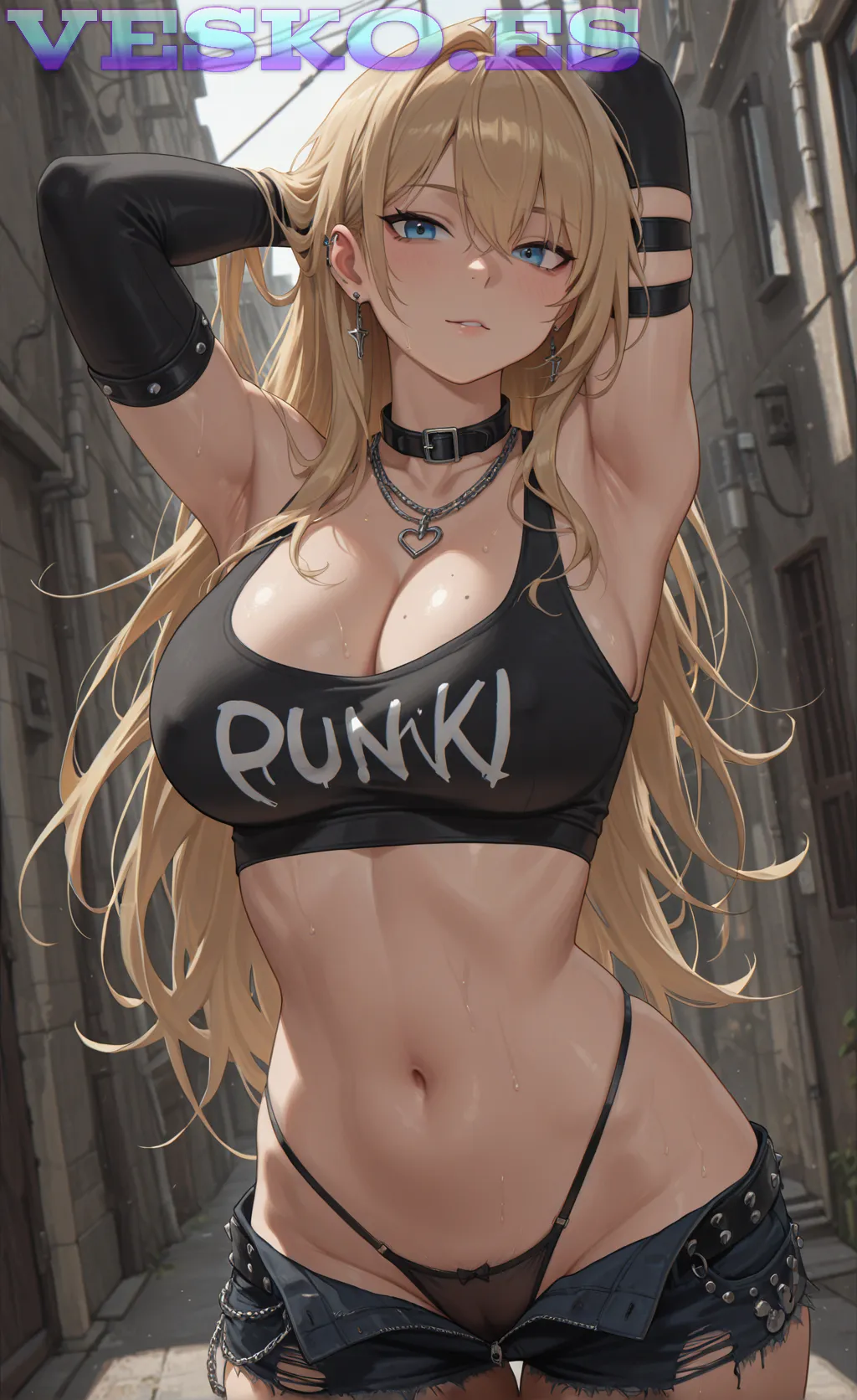 Fransheliz Vaquez Has Sex On The Beach Anime AI Artwork