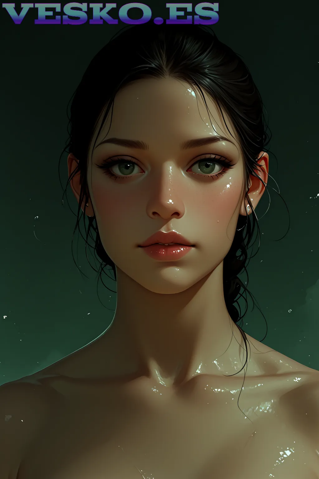 Hazel Grace Desnuda Anime AI Artwork
