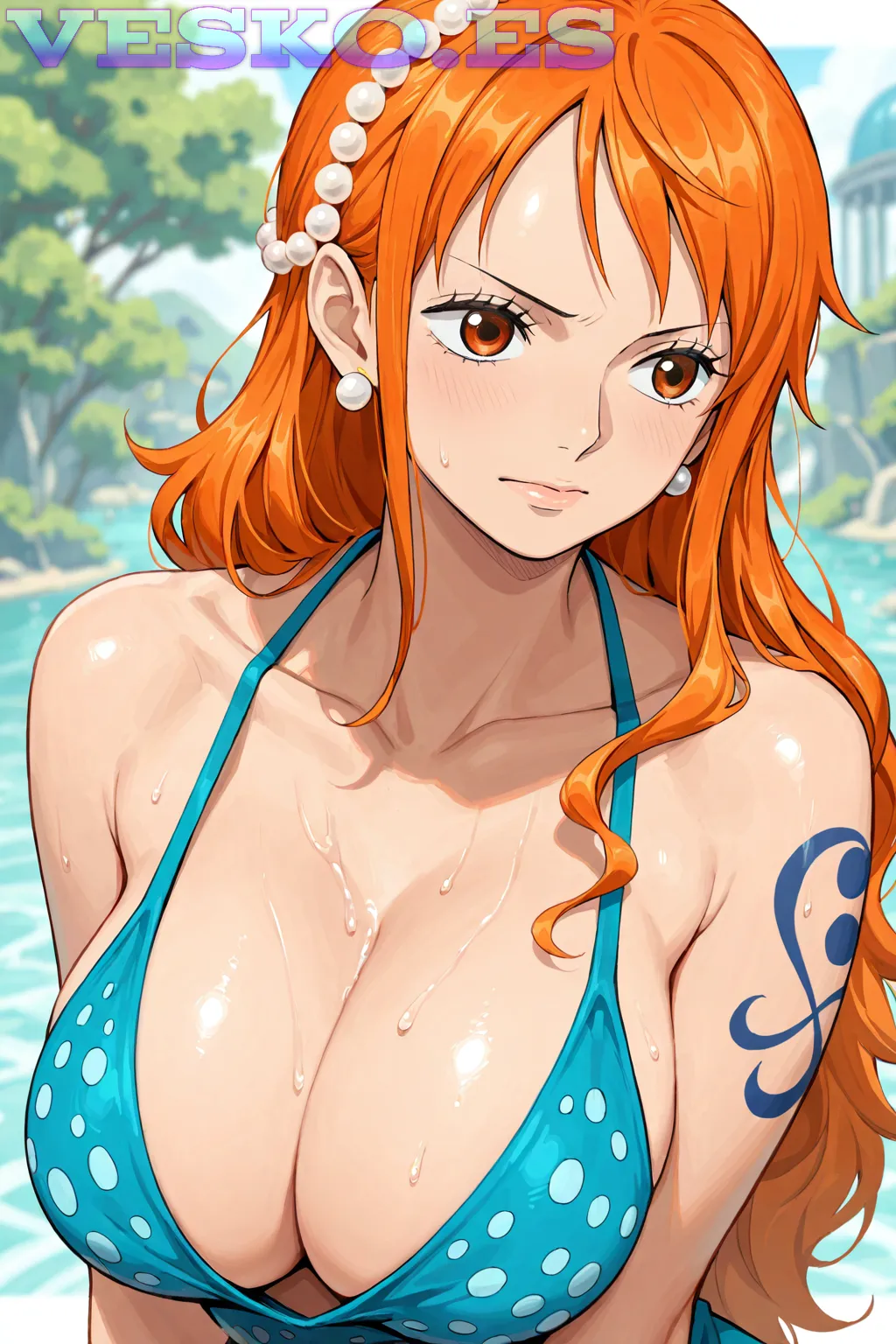 Juliana Ferrara Erotica Fitness Al Desnudo Anime AI Artwork