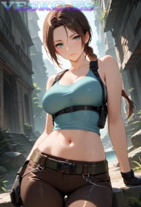 La Asiatica Wearing Earrings En Gangbang Casero Anime AI Artwork