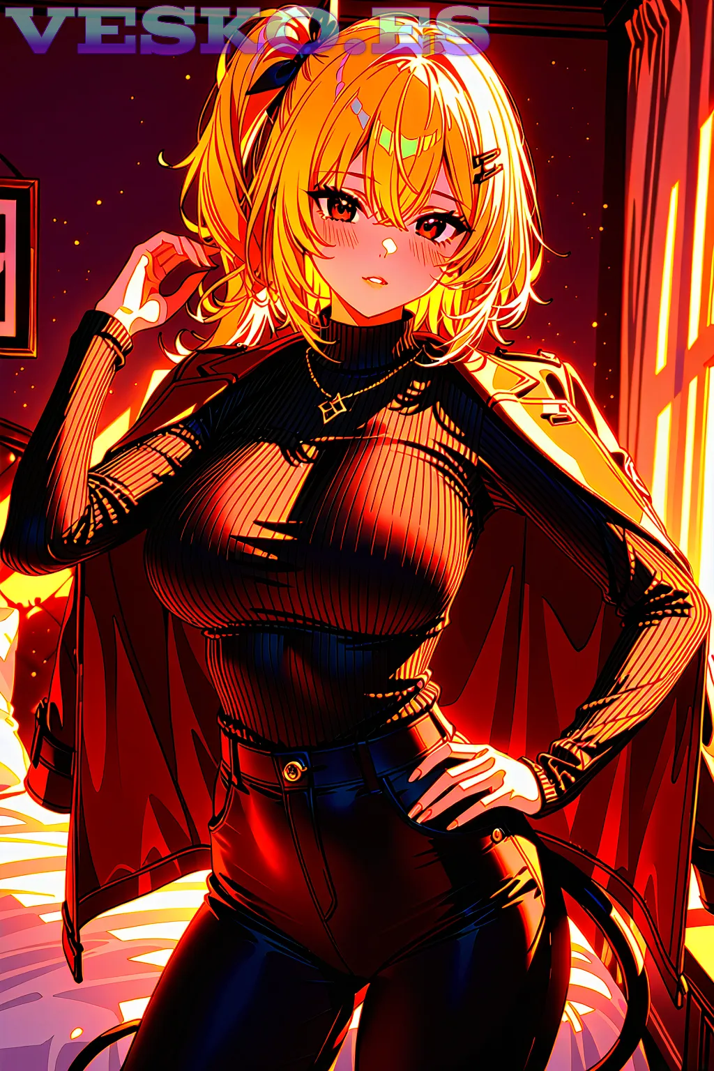La Hermosura De Las Jovenes Mujeres Desnudas Anime AI Artwork