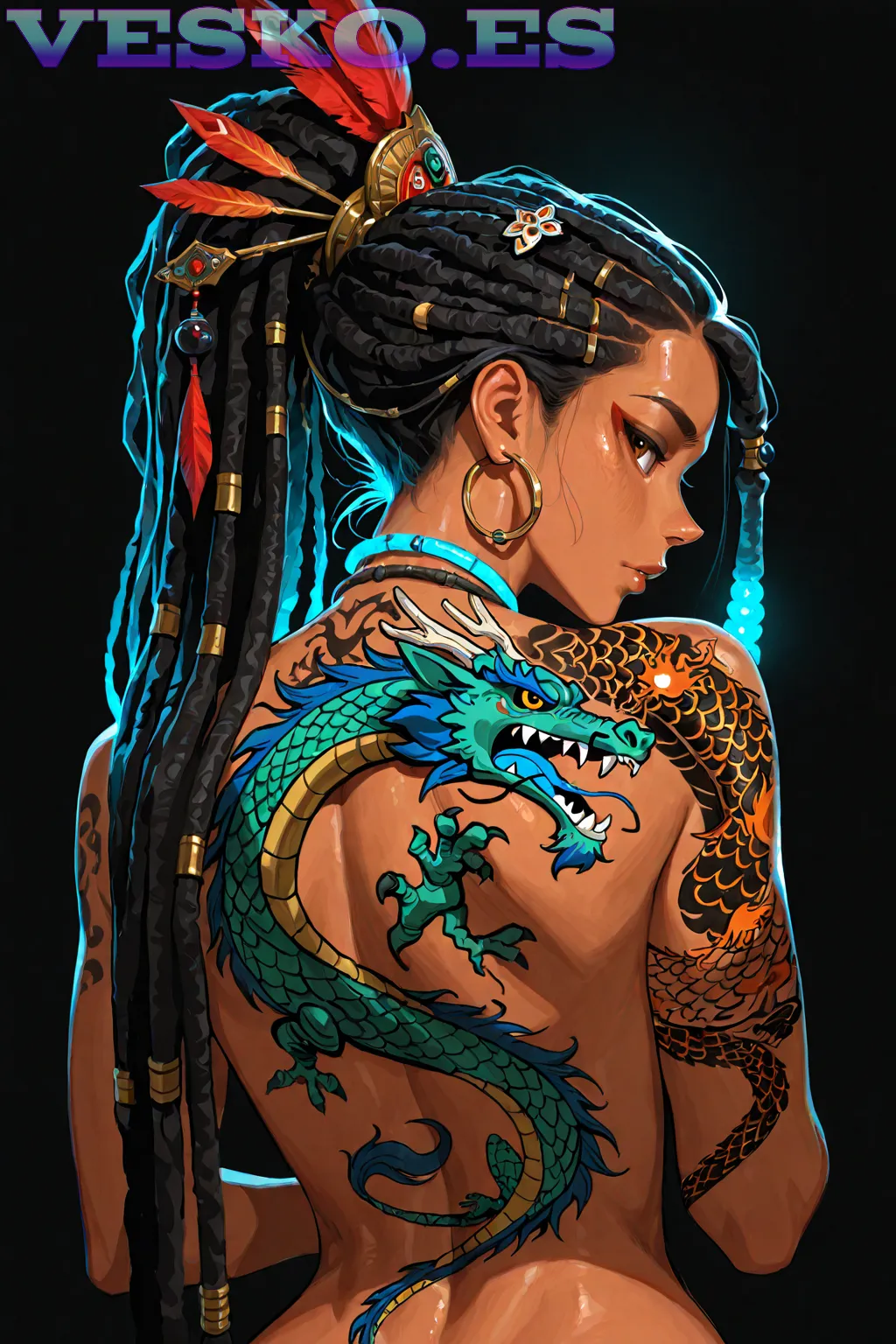 Las Fotos Eroticas De Mujeres Desnudas Nueve Anime AI Artwork