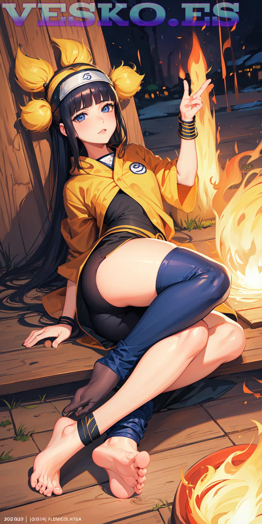 Latinas Nude Anime AI Artwork