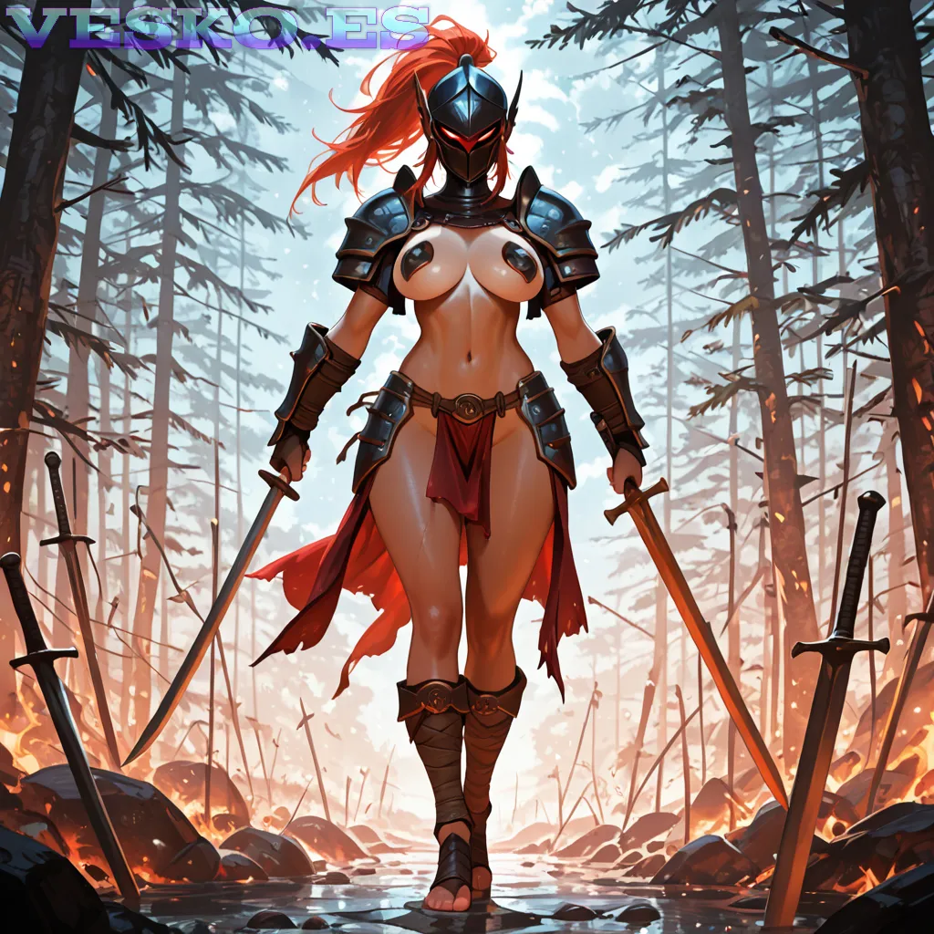 Leticia Y Su Desnudo Anime AI Artwork