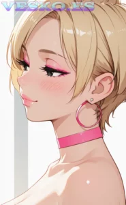 Mano Entre Tetas Anime AI Artwork