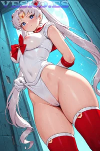 Mujeres Desnudas Modelos Sin Braga Anime AI Artwork