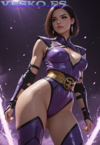 Nikki Sims In Lingerie Anime AI Artwork