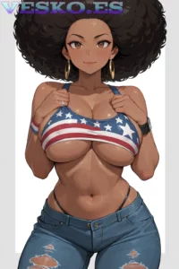 Nude British Sexy Milf Anime AI Artwork