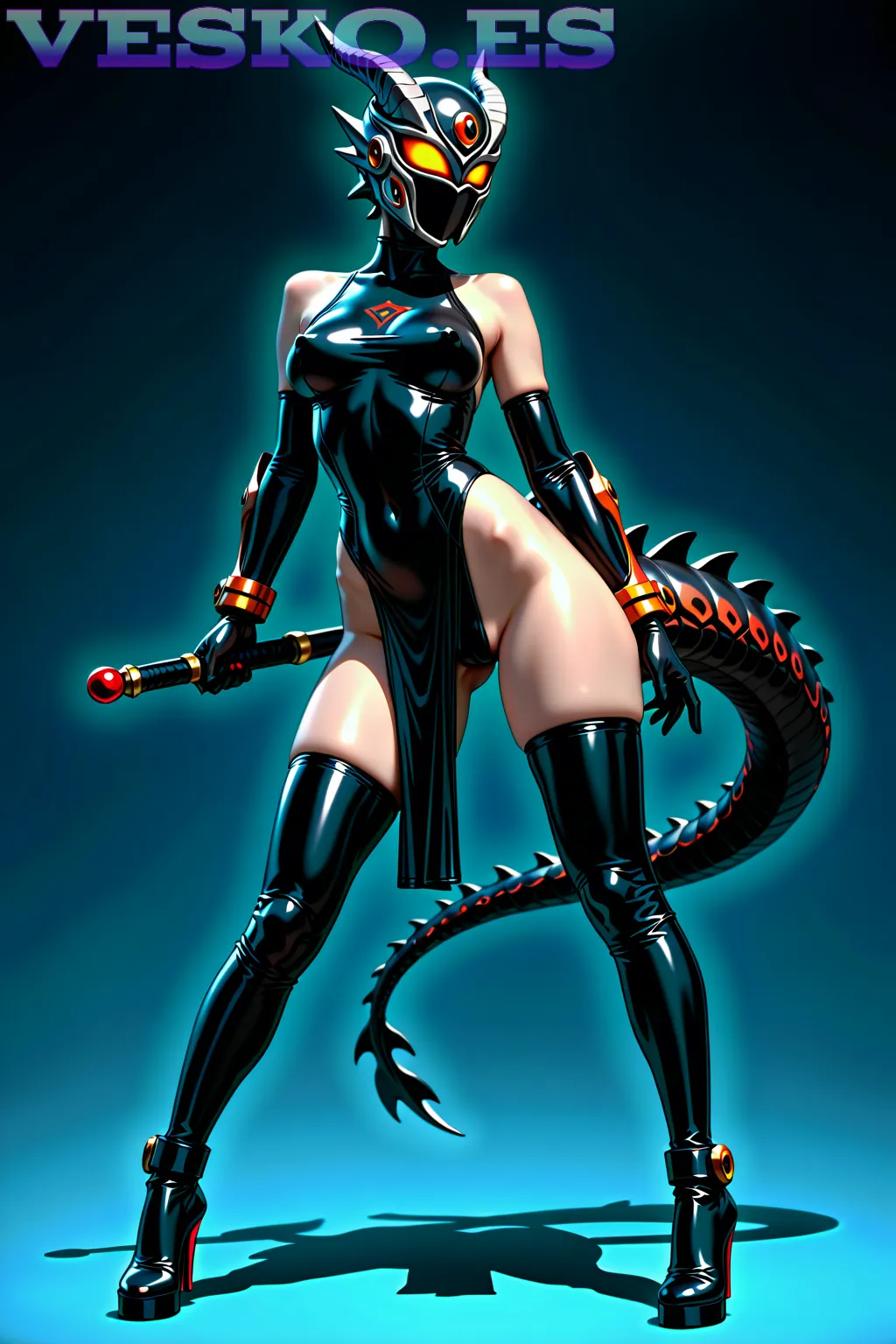Redfox862 Una Belleza Desnuda Y Muy Caliente Anime AI Artwork