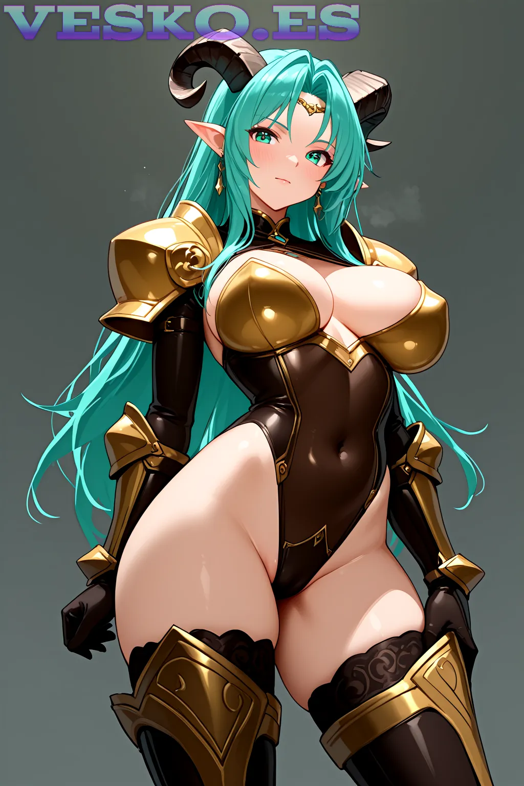 Sombras Magicas Abismo Anime AI Artwork