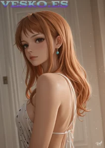 Two Beautiful Lesbians Discovering Their Hot Bodies Anime AI Artwork