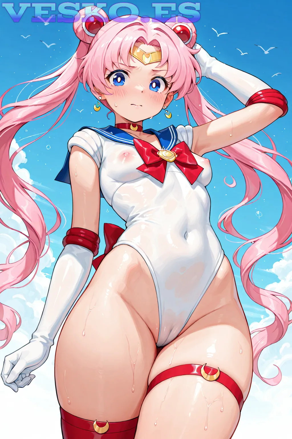 Un Culo Guapo En Pantalon Corto Anime AI Artwork