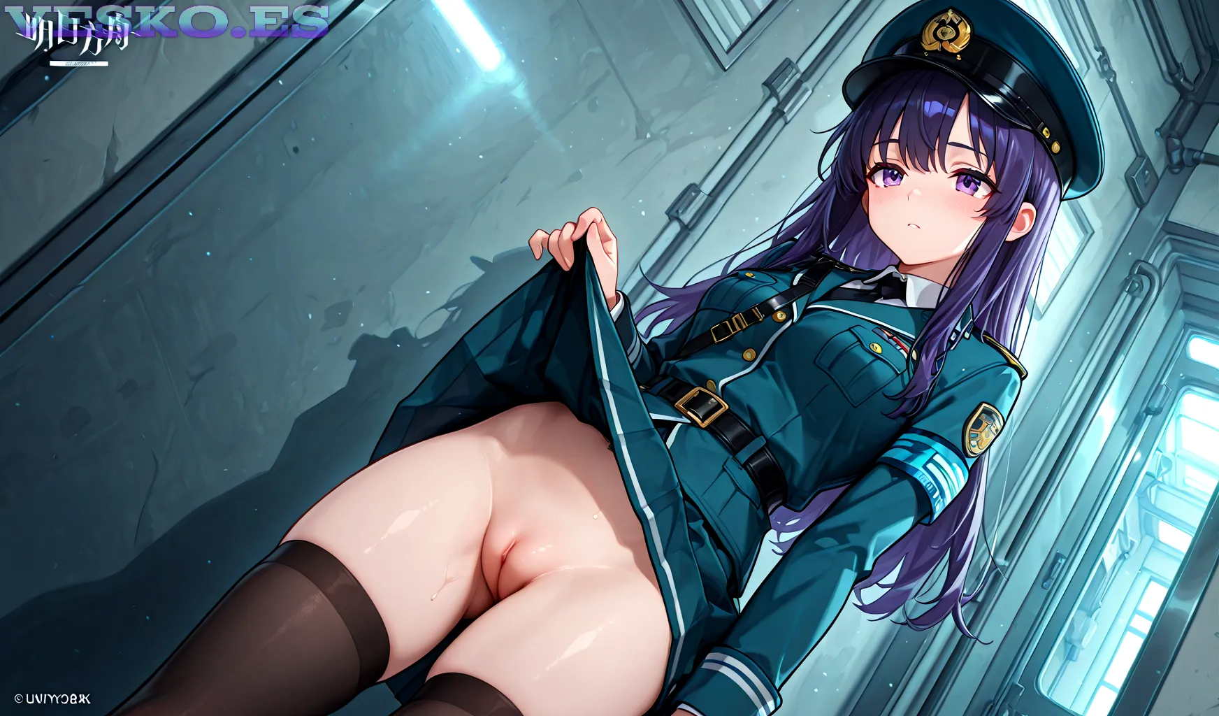 Vestidas De Latex Anime AI Artwork