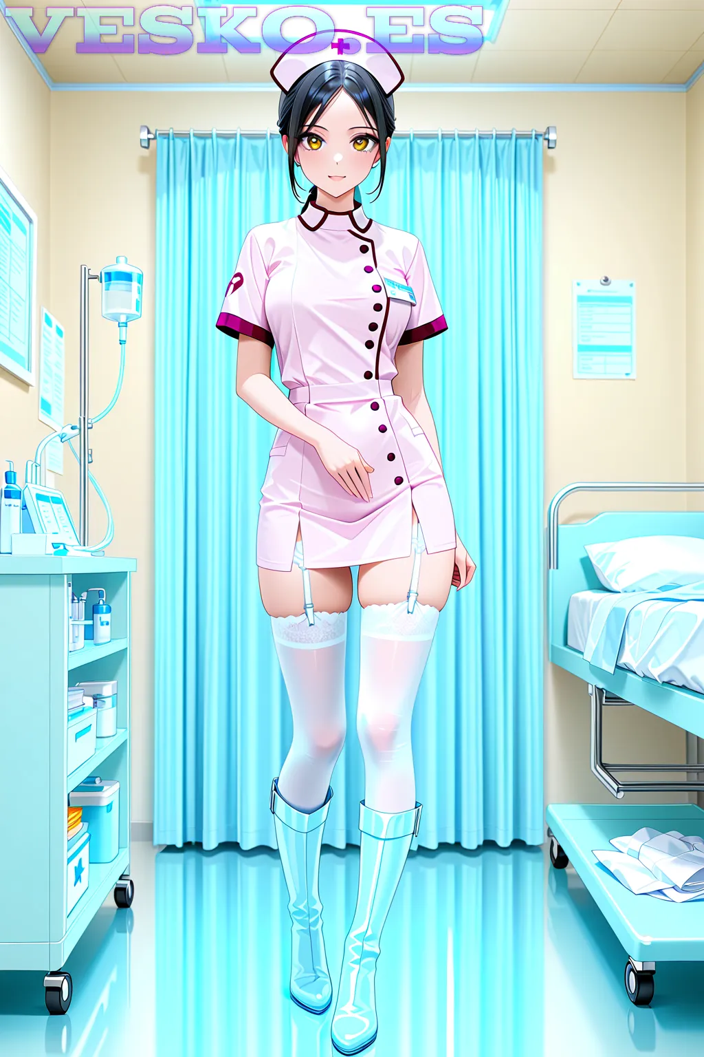 De Kiev A Los Angeles Niemira El Rostro Sexy De Playboy Anime AI Artwork