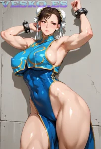 Desnudo De Chica Amateur En Redecilla Negra Anime AI Artwork