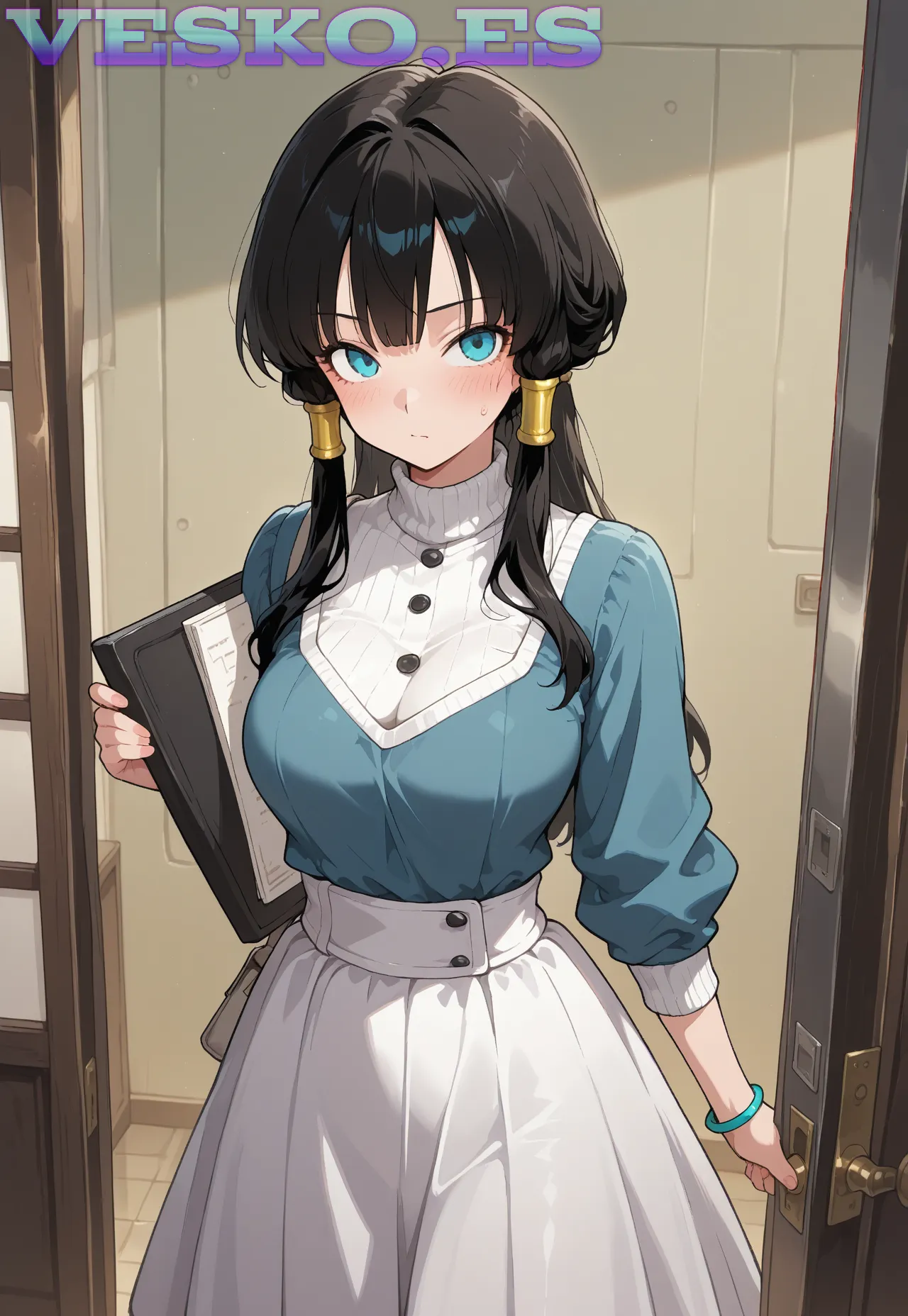 Filipina Teen Anime AI Artwork