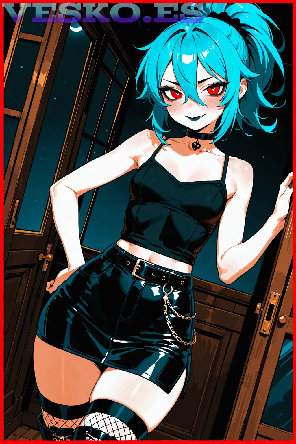 Guerrera Elfica En Ruinas Antiguas Encantadas 2 Anime AI Artwork