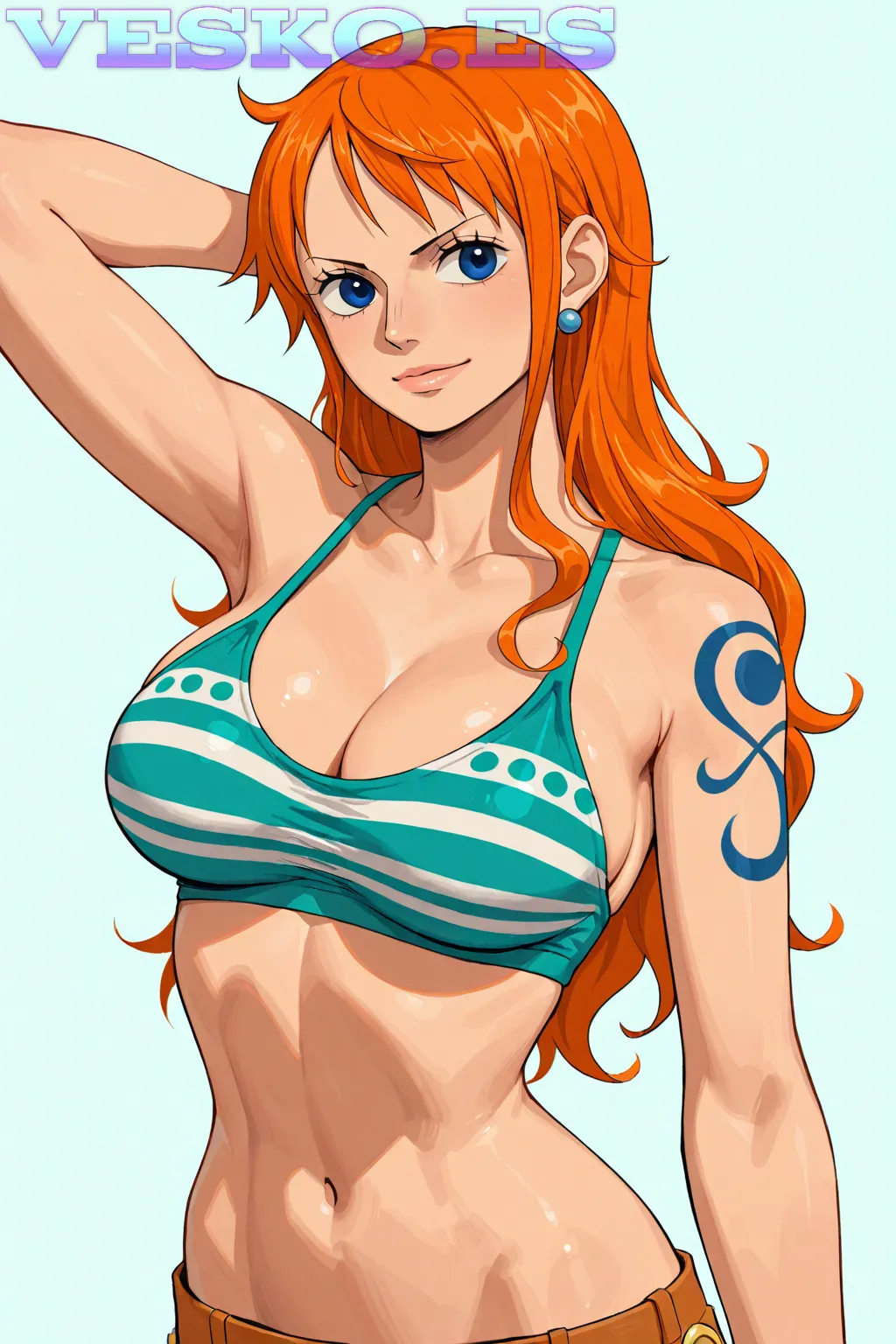Hot Chicks Anime AI Artwork