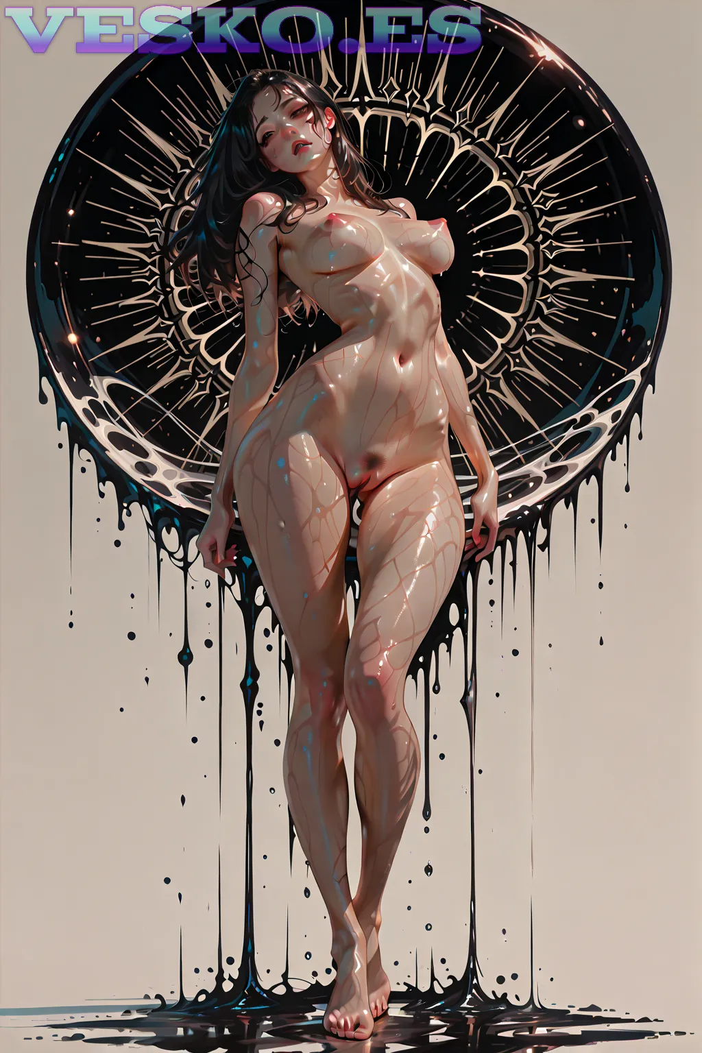Linda Ama De Casa Tetona Anime AI Artwork